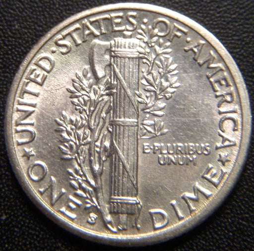 1929-S Mercury Dime - AU