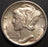 1929-D Mercury Dime - Extra Fine