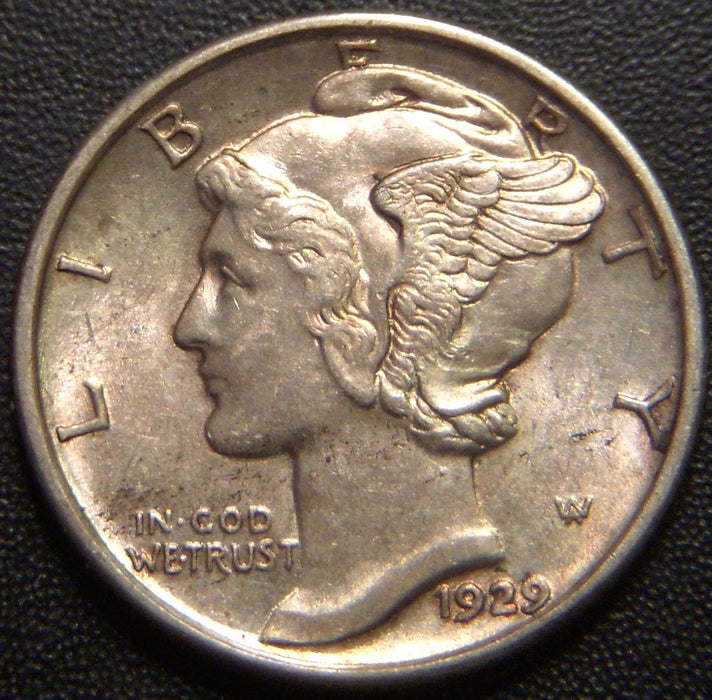 1929-D Mercury Dime - Extra Fine