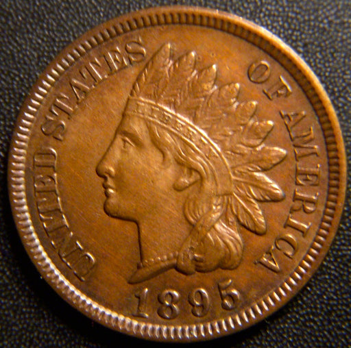 1895 Indian Head Cent - AU/Unc