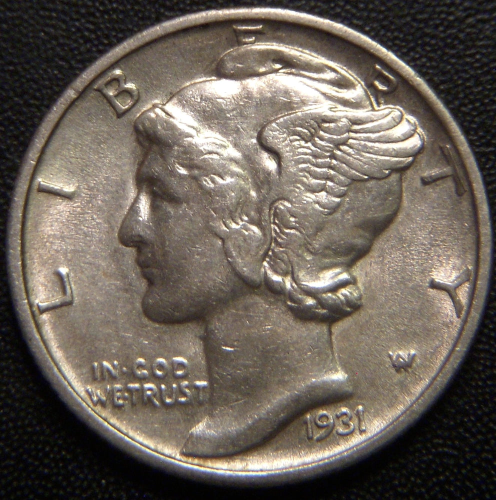 1931-S Mercury Dime - Extra Fine