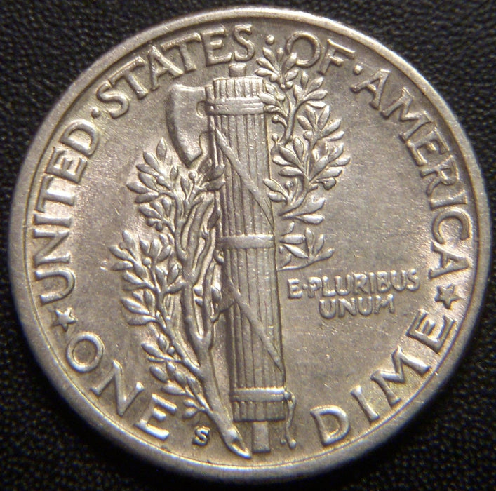 1931-S Mercury Dime - Extra Fine