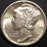 1934 Mercury Dime - AU