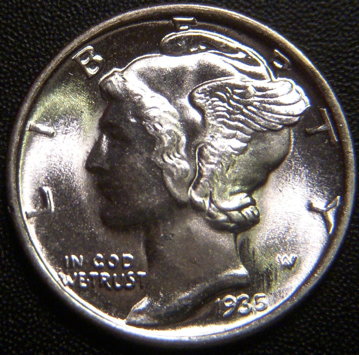 1935 Mercury Dime - Uncirculated