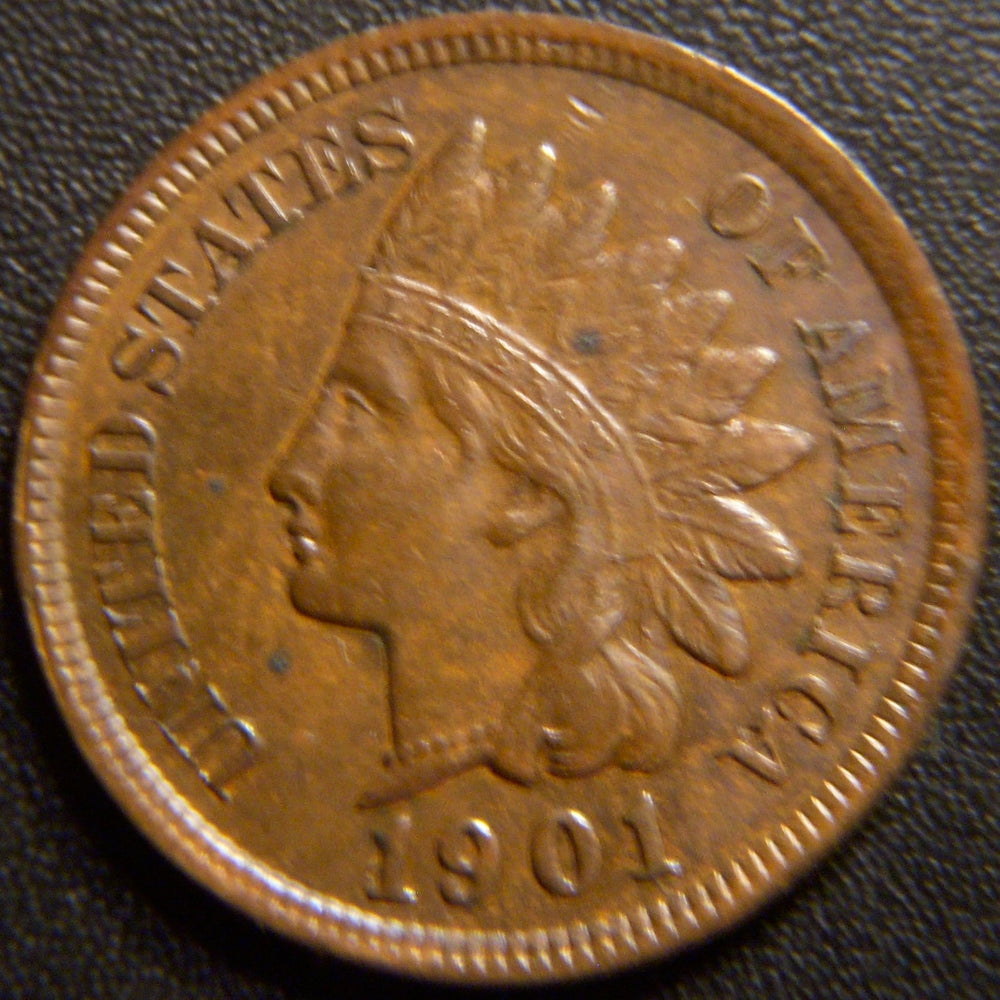 1901 Indian Head Cent - Extra Fine