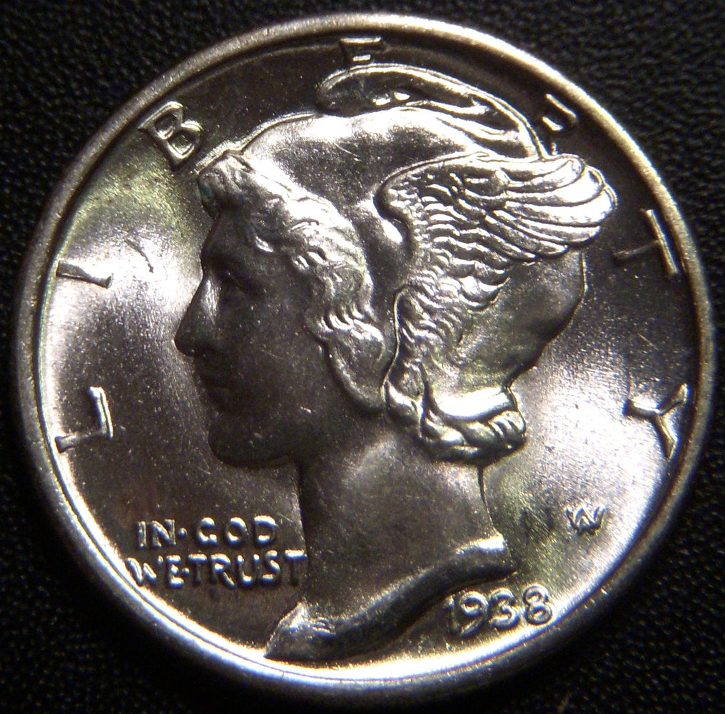 1938 Mercury Dime - Uncirculated