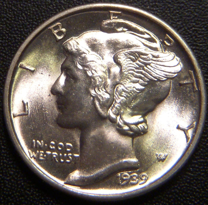 1939-D Mercury Dime - Uncirculated