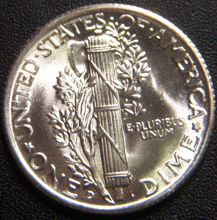 1939-D Mercury Dime - Uncirculated