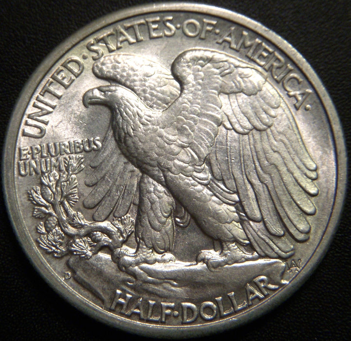 1942-D Walking Half Dollar - Uncirculated