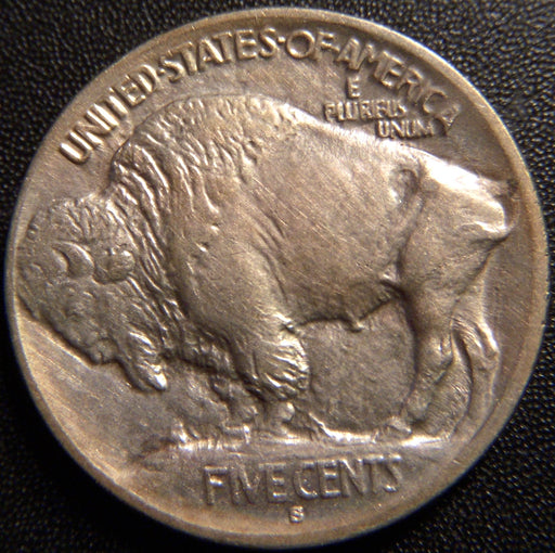 1913-S T1 Buffalo Nickel - Extra Fine