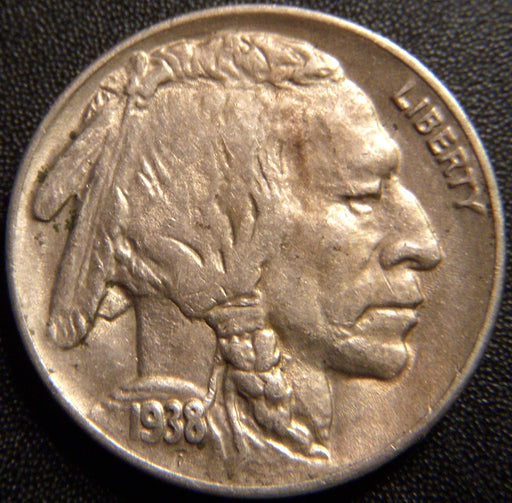 1938-D/D Buffalo Nickel - Extra Fine