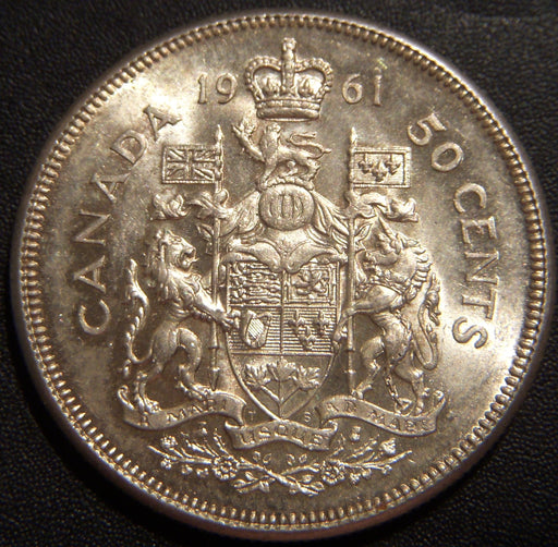 1961 Canadian Half Dollar - AU