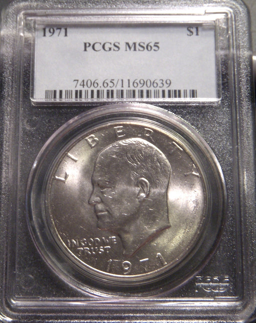 1971 Eisenhower Dollar - PCGS MS 65