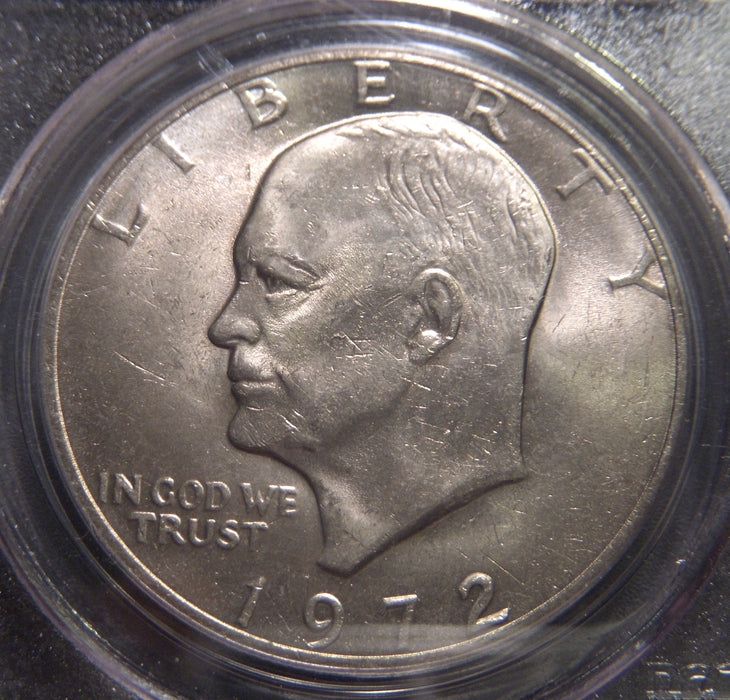 1972 Eisenhower Dollar - PCGS MS 64 Type 3