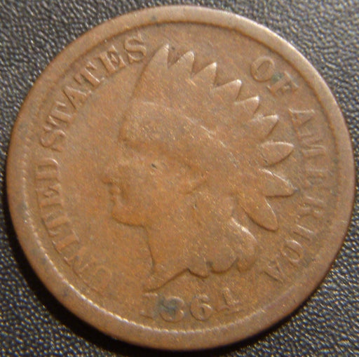 1864 Indian Head Cent - Bronze Good