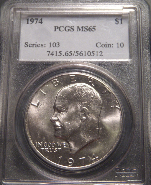 1974 Eisenhower Dollar - PCGS MS65
