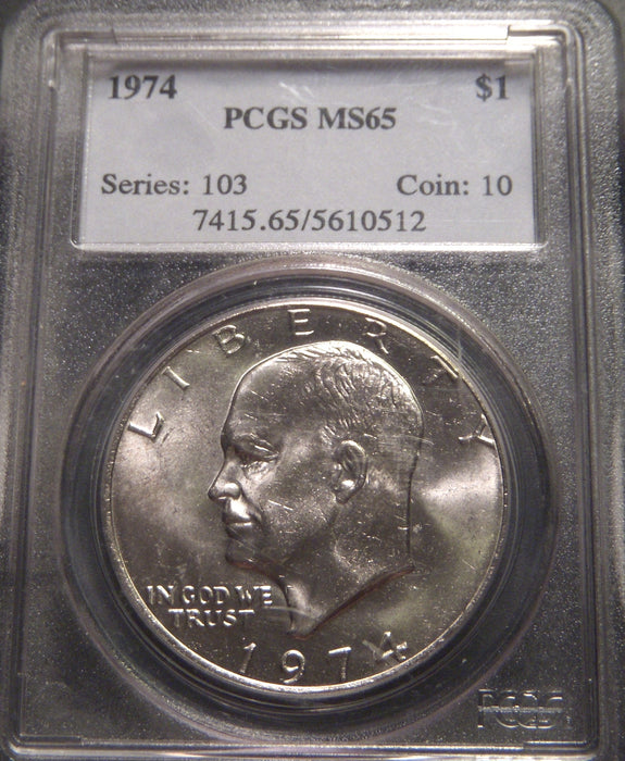 1974 Eisenhower Dollar - PCGS MS65