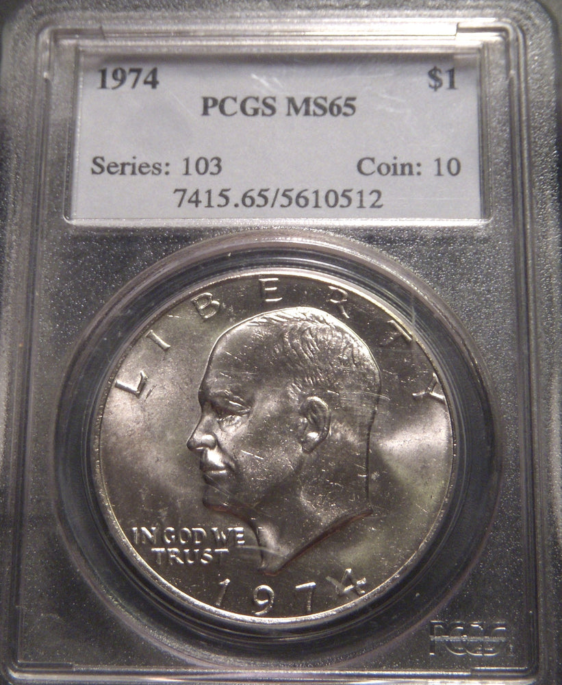 1974 Eisenhower Dollar - PCGS MS65