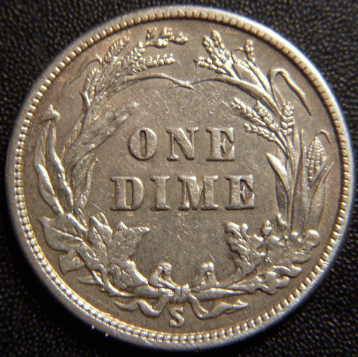 1916-S Barber Dime - Extra Fine