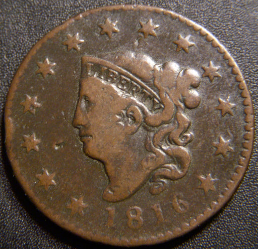 1816 Large Cent - Very Good