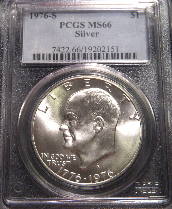 1976-S Eisenhower Dollar - PCGS MS66 Silver