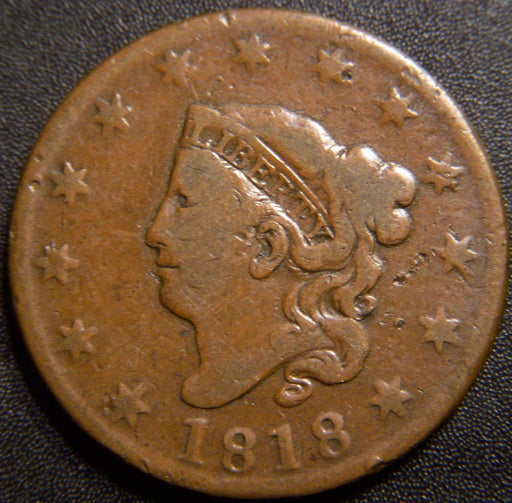 1818 Large Cent - Very Good
