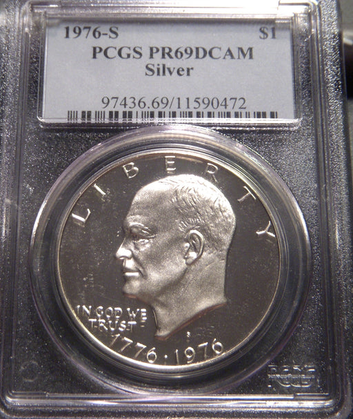 1976-S Eisenhower Dollar - PCGS PR69DCAM Silver