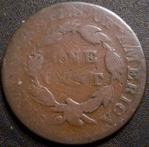 1822 Large Cent - About Good