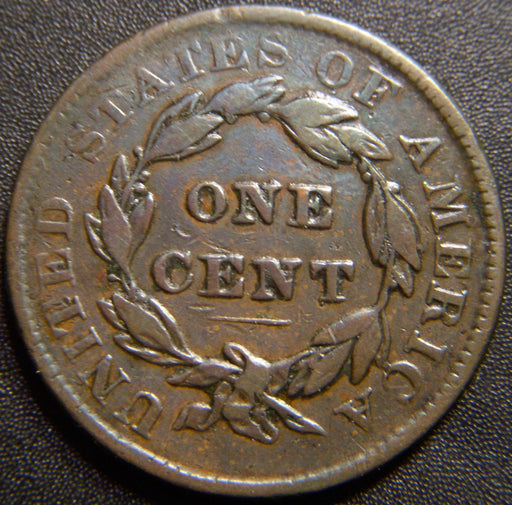 1837 Large Cent - Medium Letter Very Fine