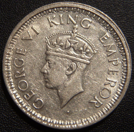1945 1/4 Rupee - India