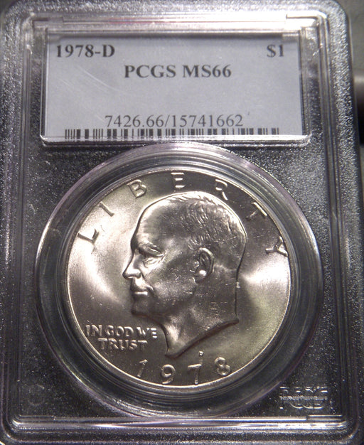 1978-D Eisenhower Dollar - PCGS MS66