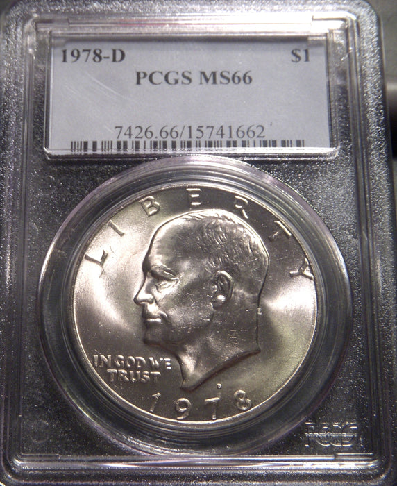 1978-D Eisenhower Dollar - PCGS MS66