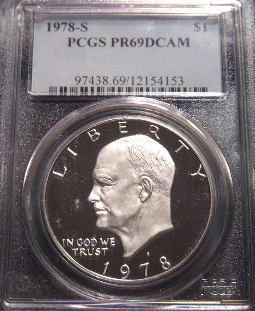 1978-S Eisenhower Dollar - PCGS PR69DCAM