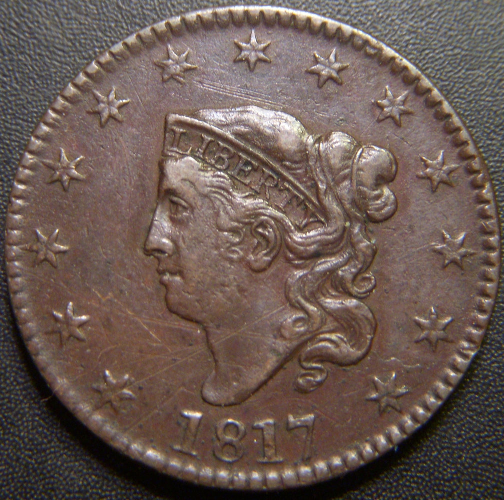 1817 Large Cent - 13 Stars Very Fine