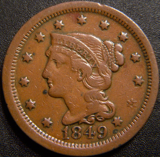 1849 Large Cent - Fine