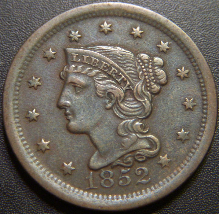 1852 Large Cent - Extra Fine