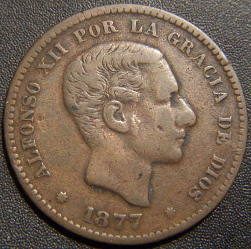 1877om 5 Centimos - Spain
