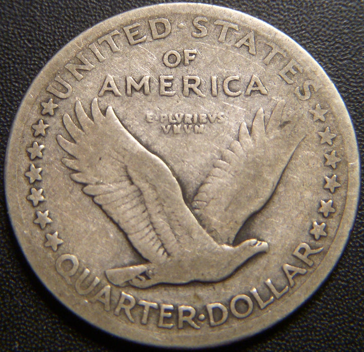 1917-S T1 Standing Quarter - Very Good