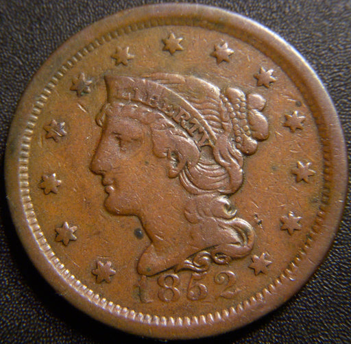 1852 Large Cent - Fine