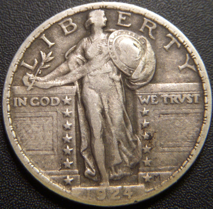 1924 Standing Quarter - Very Fine