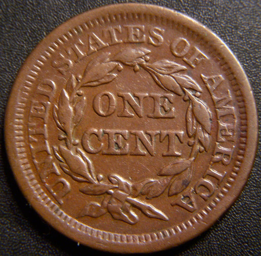 1855 Large Cent - Upright 5 Extra Fine