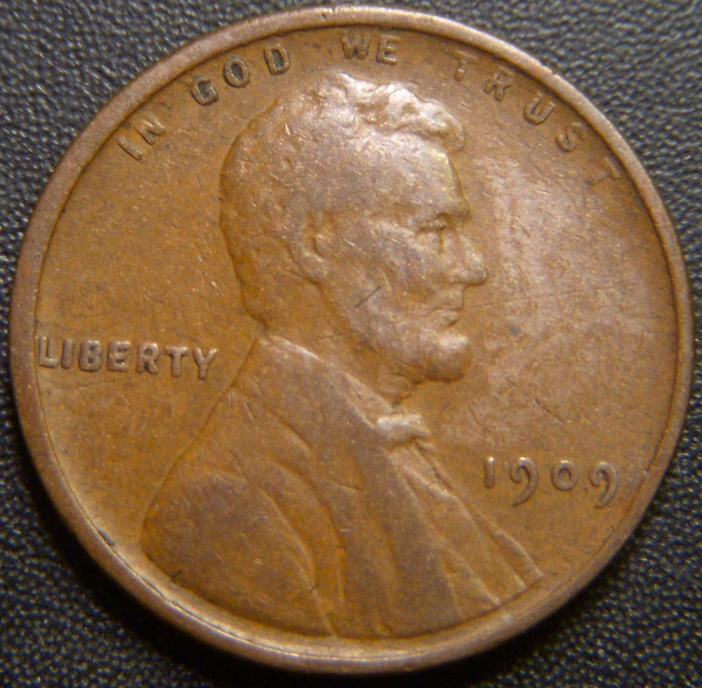 1909-VDB Lincoln Cent - Fine