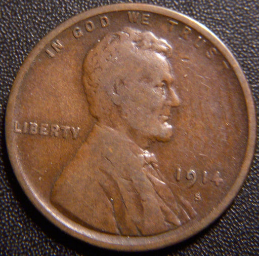 1914-S Lincoln Cent - Very Good