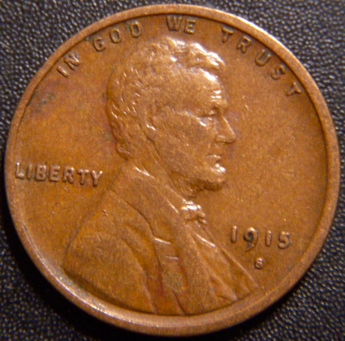 1915-S Lincoln Cent - Very Fine