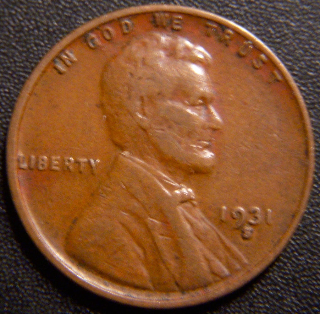 1931-S Lincoln Cent - Very Fine