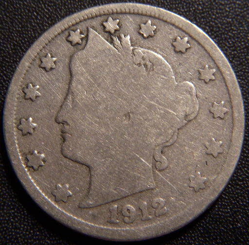 1912-S Liberty Nickel - Good