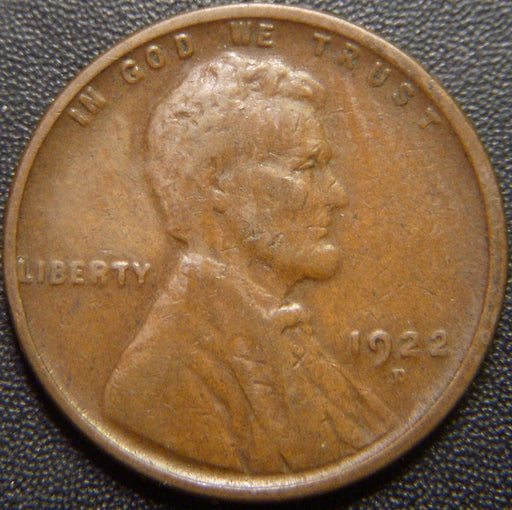 1922-D Lincoln Cent - Fine