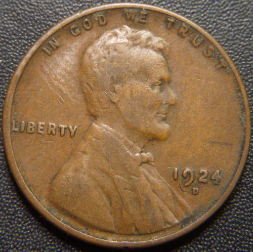 1924-D Lincoln Cent - Fine