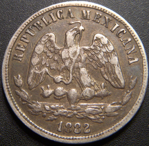1882 DoC 50 Centavos - Mexico