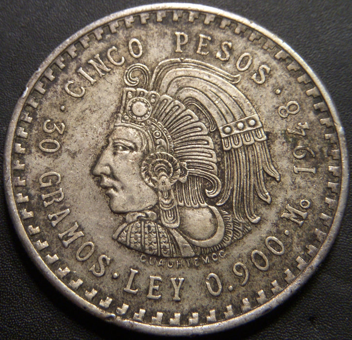 1948 5 Pesos - Mexico